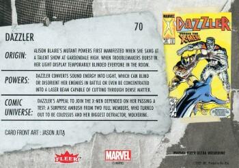 Dazzler back card image