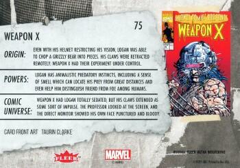 Weapon X back card image