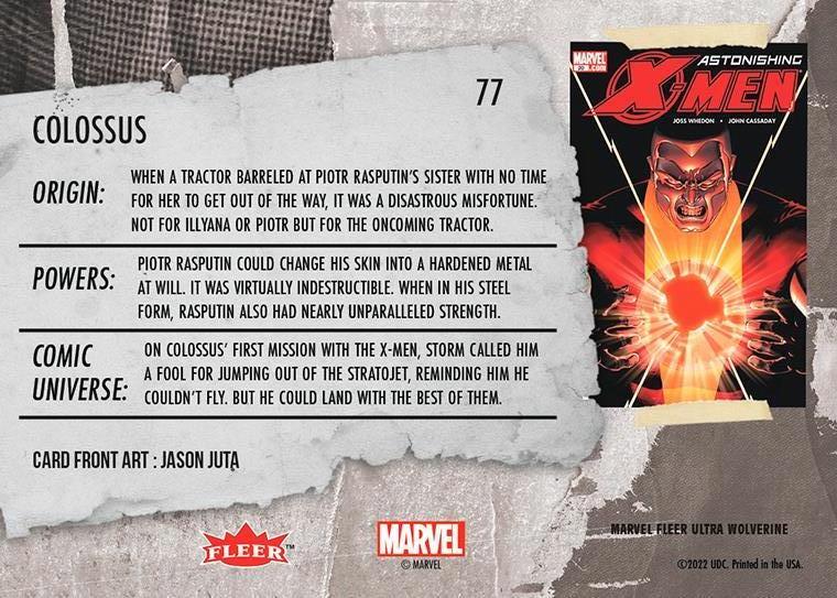 Colossus back card image