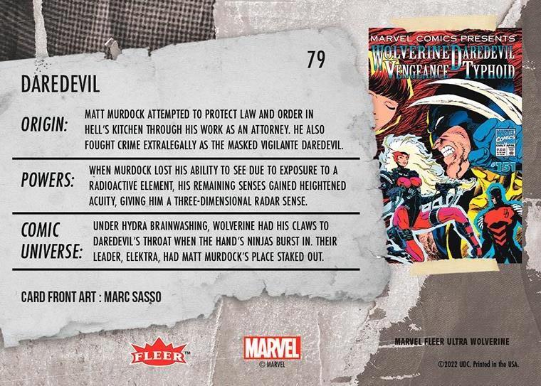 Daredevil back card image