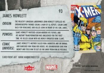 James Howlett back card image