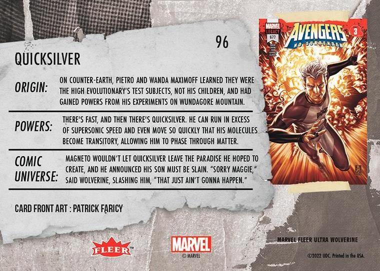 Quicksilver back card image