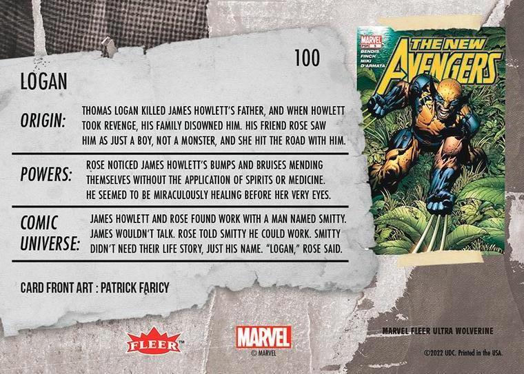 Logan back card image