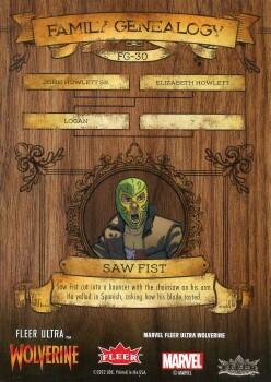 Saw Fist back card image
