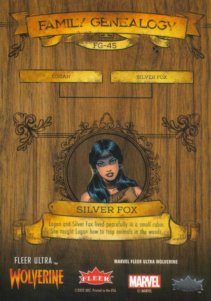 Silverfox back card image