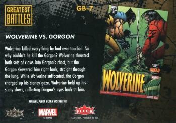 Wolverine vs. Gorgon back card image