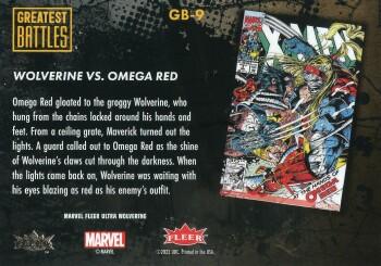 Wolverine vs. Omega Red back card image