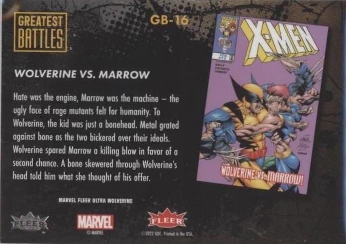 Wolverine vs. Morlock back card image