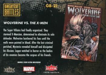 Wolverine vs. The X-Men back card image