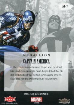 Captain America back card image