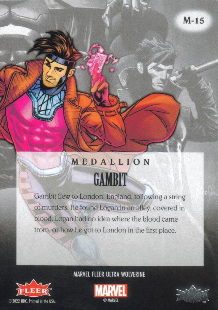 Gambit back card image