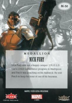 Nick Fury back card image