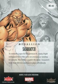 Sasquatch back card image