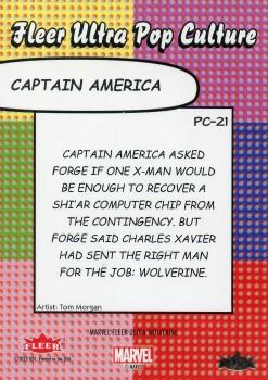 Captain America back card image
