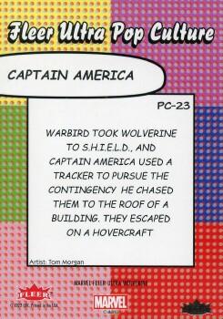 Captain America back card image