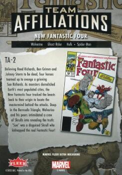 New Fantastic Four back card image
