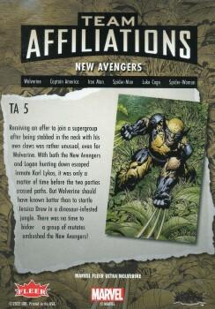 New Avengers back card image