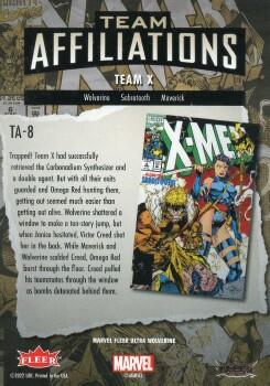 Team X back card image