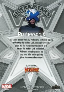 Professor X back card image