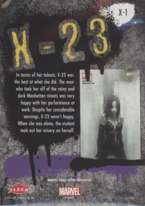 X-23 back card image