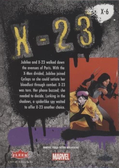 X-23 back card image
