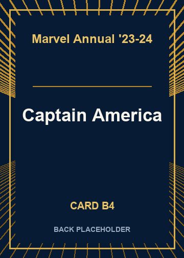Captain America back card image