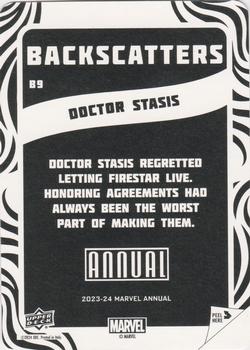 Doctor Stasis back card image