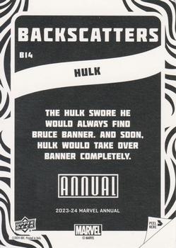 Hulk back card image
