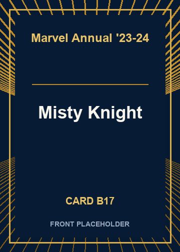Misty Knight card thumbnail
