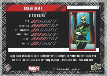 Abigail Brand back artwork