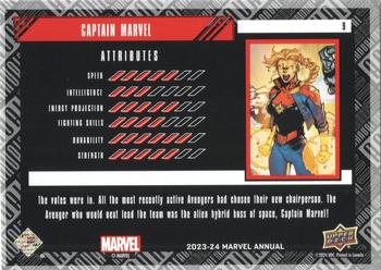 Captain Marvel back artwork