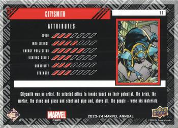 Citysmith back artwork