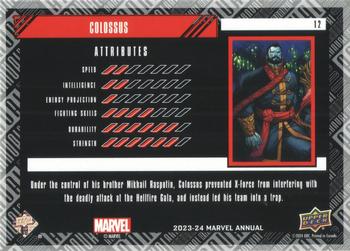 Colossus back artwork