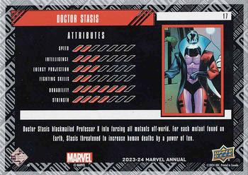 Doctor Stasis back artwork