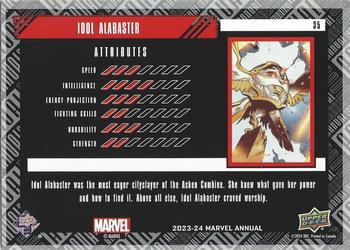 Idol Alabaster back artwork