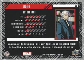 Joseph back card image