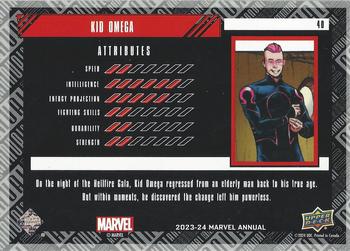 Kid Omega back card image