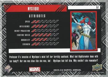 Mystique back card image