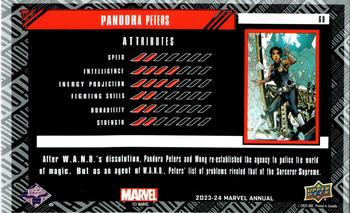 Pandora Peters back card image