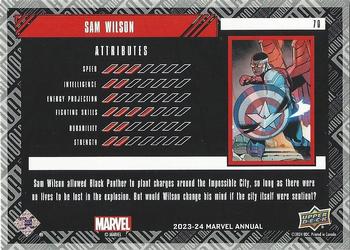 Sam Wilson back card image