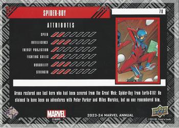 Spider-Boy back card image