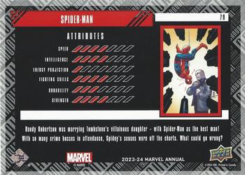 Spider-Man back card image