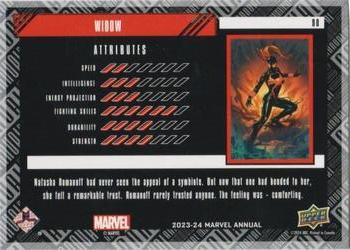 Widow back card image