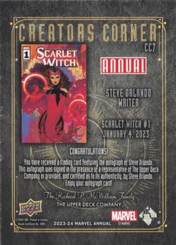 Steve Orlando back card image