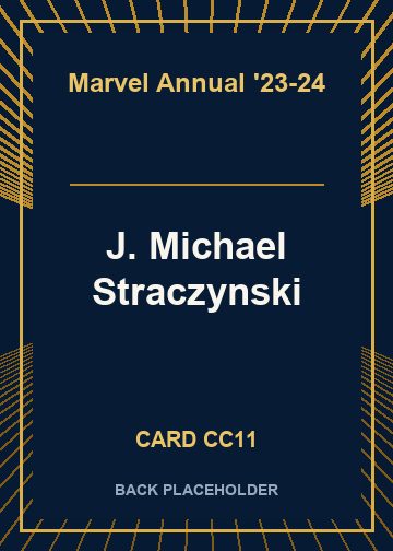 J. Michael Straczynski back card image