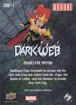 Madelyne Pryor back card image