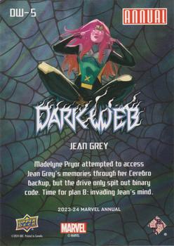 Jean Grey back card image
