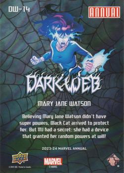 Mary Jane Watson back card image