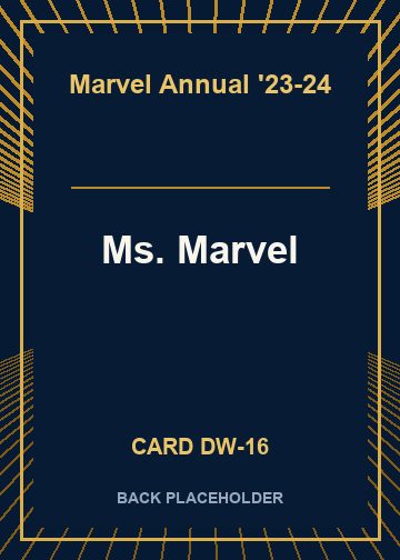 Ms. Marvel back card image