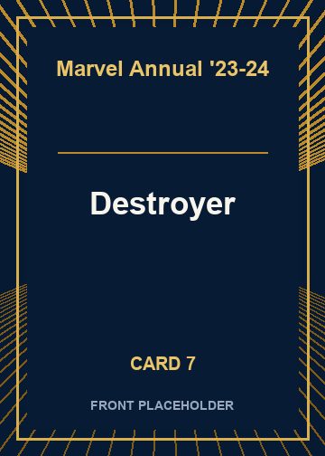 Destroyer front card image